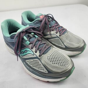 Saucony Guide 10 Women's Size 10 M Teal and Gray Running Shoes